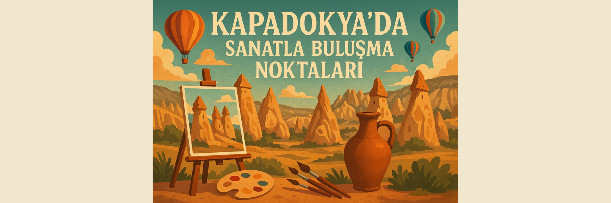 Kapadokya'da Sanatla İç İçe Mekanlar