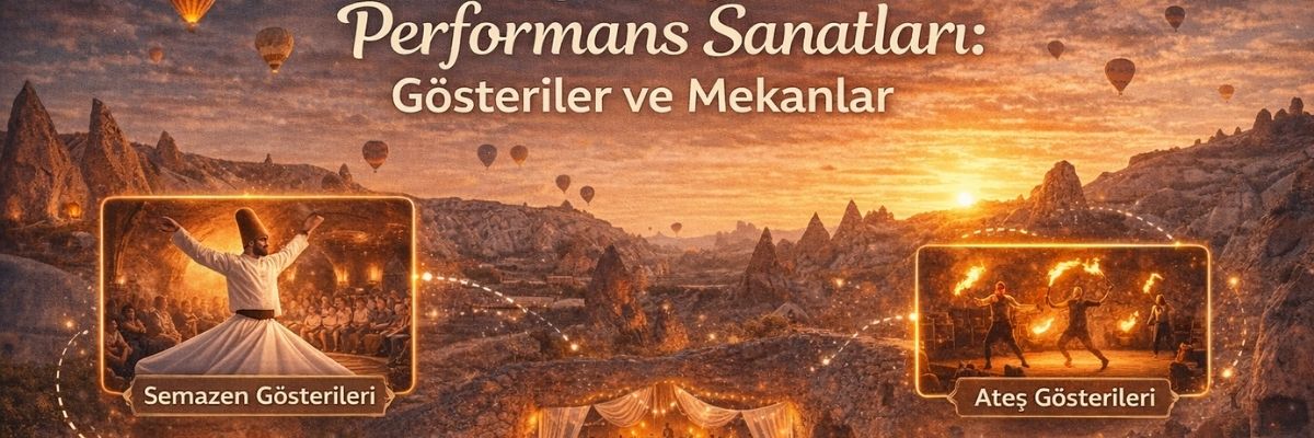 Kapadokya’da Performans Sanatları Gösteriler ve Mekanlar